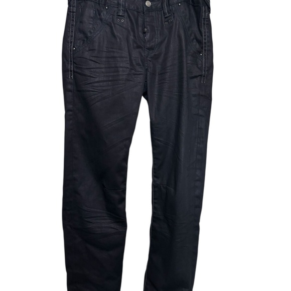 7 Diamonds Men’s Black Odyssey Straight Leg Jeans Classic Fit size 31x30 - Picture 2 of 12